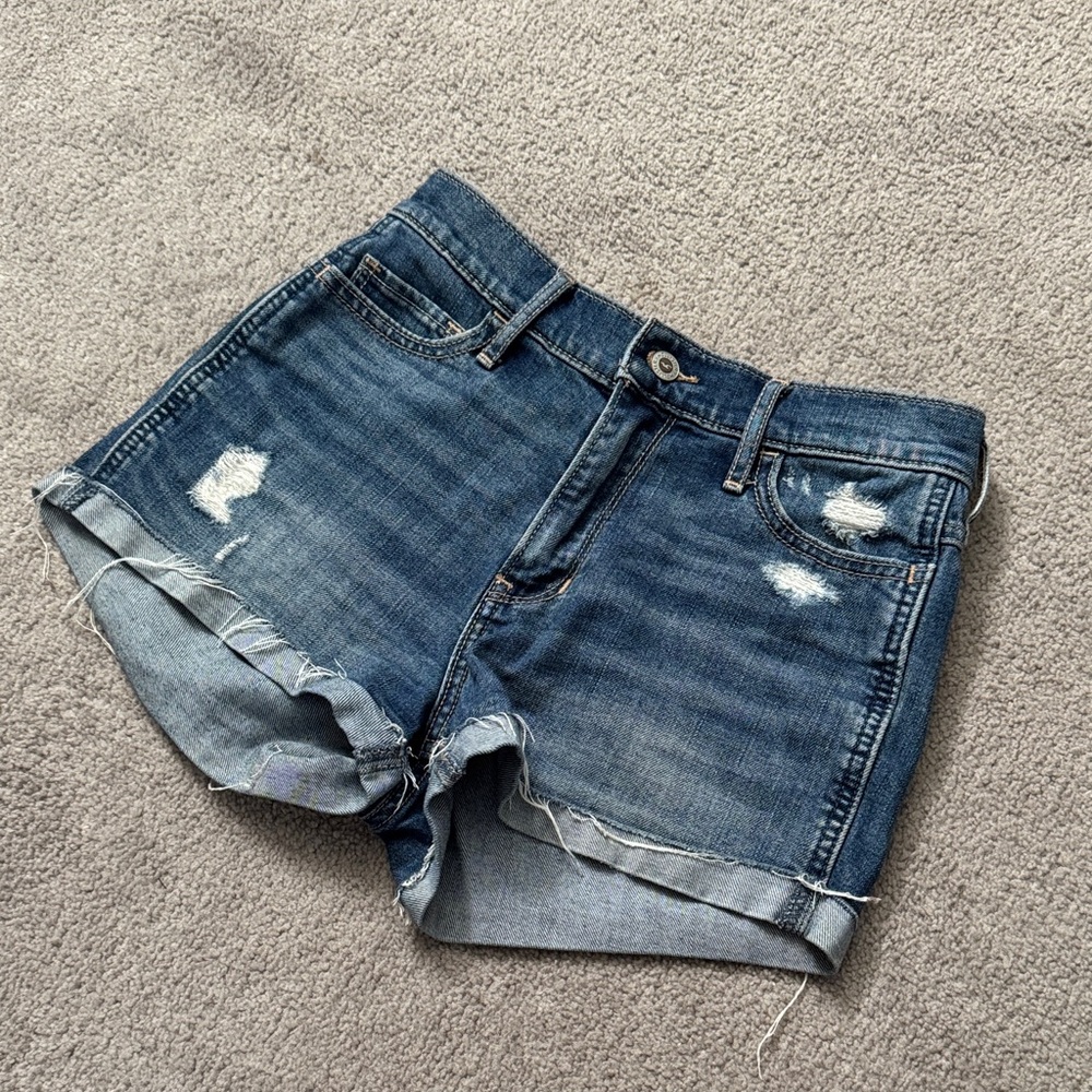 Hollister Medium Wash Jean Shorts